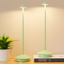 2-Pack 6000mAh Rechargeable Led Table Lamp Cordless,3000K-6000K Stepless Dimming