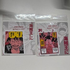  New and unopened "ONE PIECE" panel sticker Luffy 2-piece set