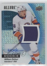 2023-24 Upper Deck Allure Rookies Blue Line Jersey 59/75 William Dufour Auto c6j