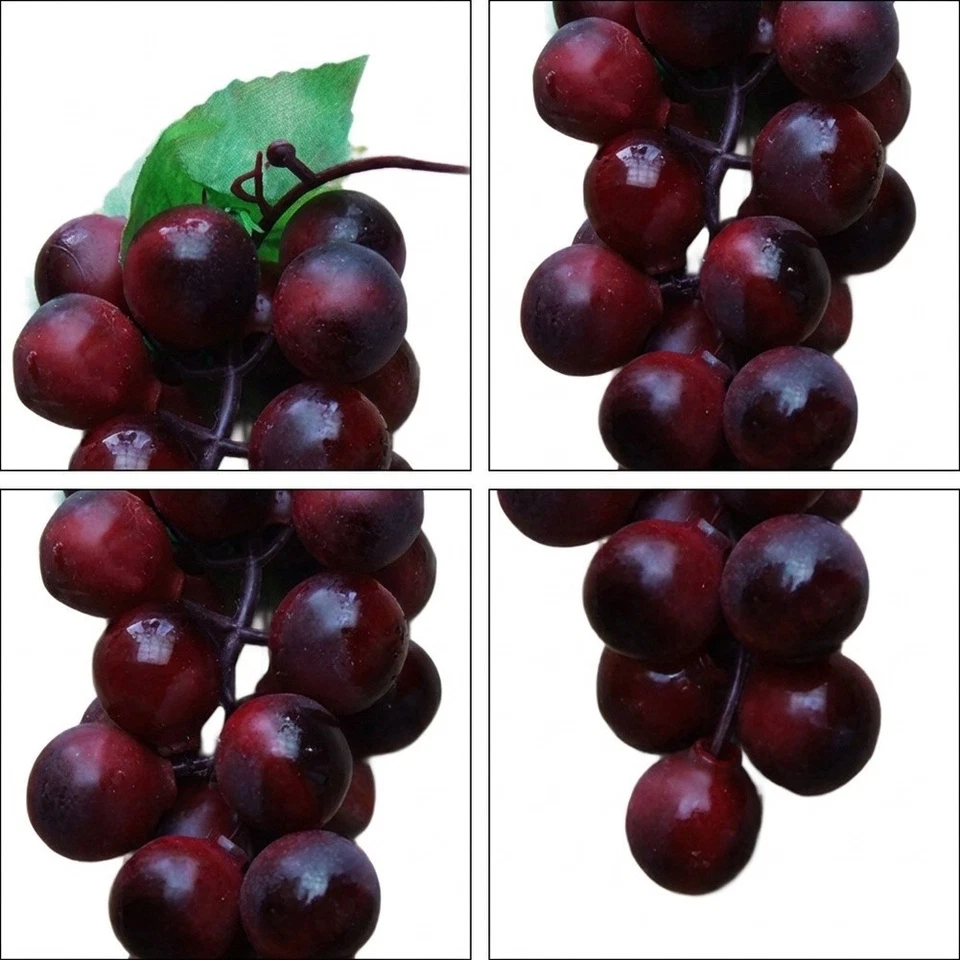 Raisins artificiels r��alistes pour projets floraux �� faire soi-m��me 12 cm de - Photo 1/4