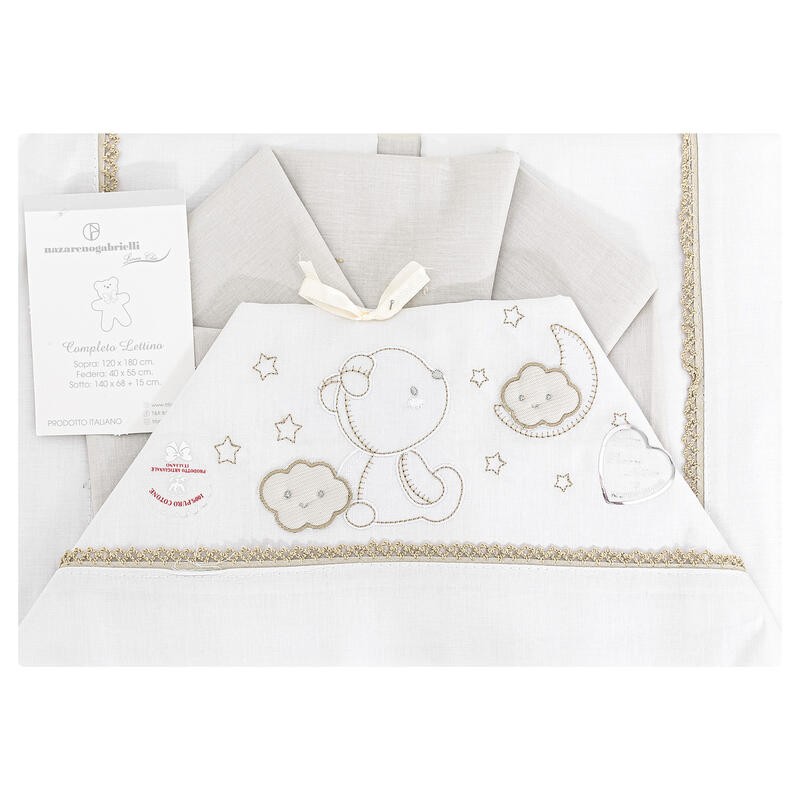 Set di lenzuola per lettino neonato 60x120 cm