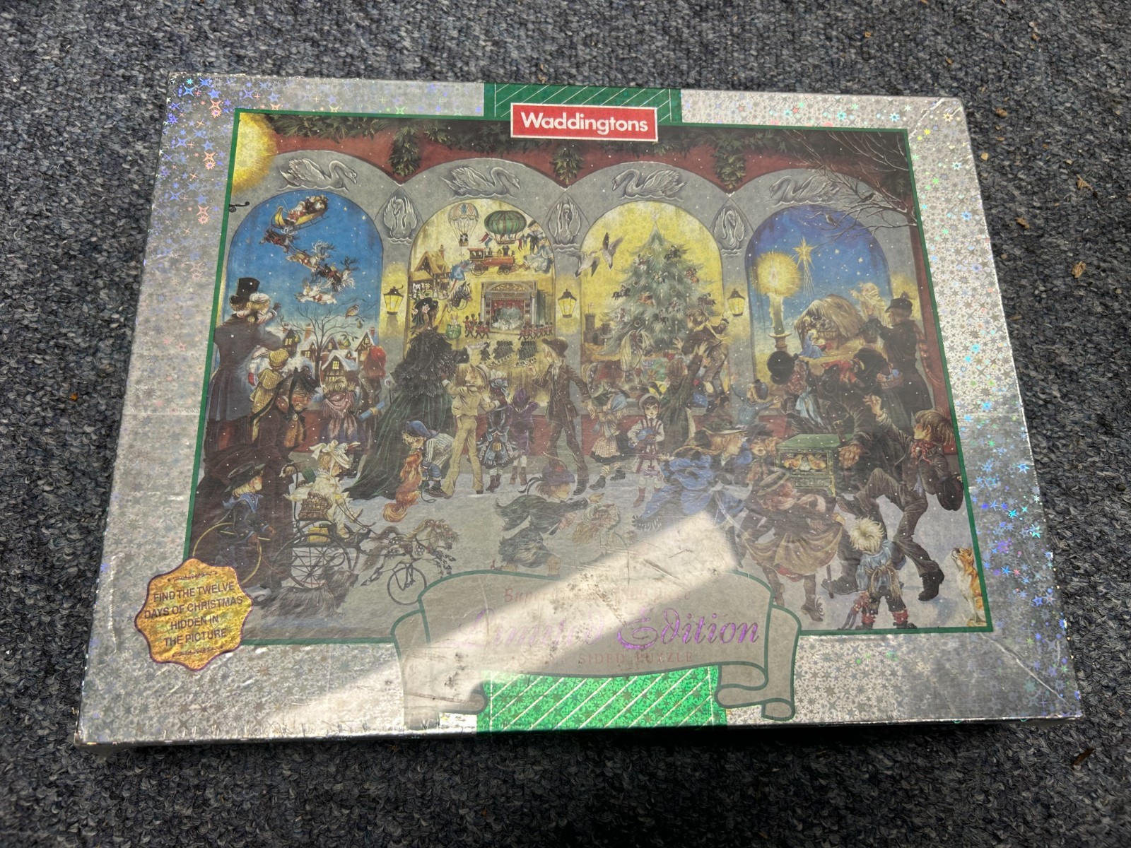 Waddingtons Double Sided 1000 Piece Jigsaw Puzzle The Twelve Days of Christmas