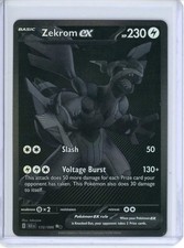 Zekrom ex Pokemon Card (Black Bolt 172/086) Black White Rare