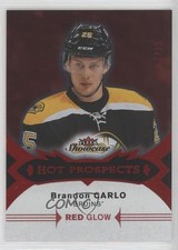 2016-17 Upper Deck Fleer Showcase Hot Prospects Red Glow 3/25 Brandon Carlo 0o5t
