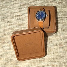 Shinola Runwell 41mm Blue Dial Quartz Silver ...
