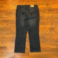 Vintage 90s Z Cavaricci Embroidered Womens Jeans Size 16 Dark Wash Denim