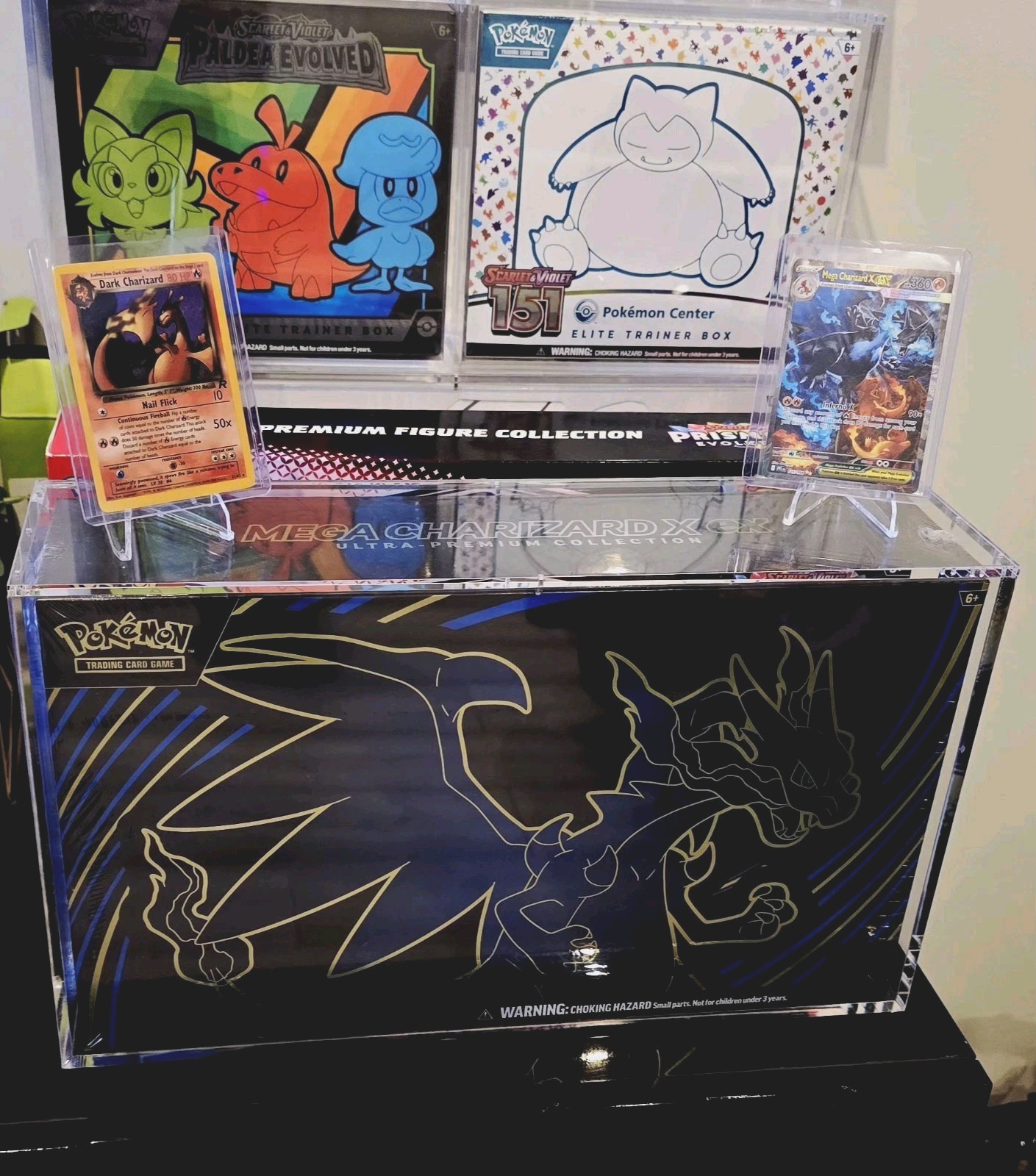 *PRE ORDER* Mega Charizard X Ultra Premium Collection Acrylic Case UPC