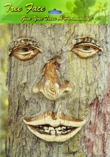 Sleepy Tree Face - Lawn, Yard And Garden Home Decoration - Give Your Trees Faces