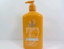 HEMPZ CITRUS BLOSSOM HERBAL BODY MOISTURIZER w/VITAMIN C 17 Fl. Oz New Sealed