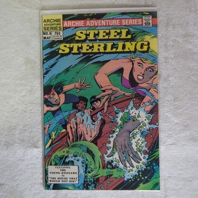 Steel Sterling #6 Archie Adventure Series 1984 Ed Barreto Cover
