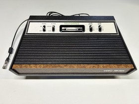 Atari 2600 Sears Tele-Games Console Recapped Tested Working w/joystick & 2 Games