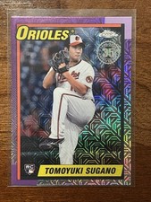 2025 Topps Series 2 Silver Pack 1990 Chrome Mojo T90C-132 Tomoyuki Sugano RC