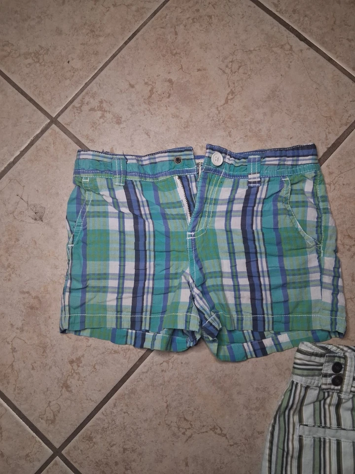Lote De 3 Pantalones Cortos Cherokee/Route 66 Niñas A Cuadros Varios Colores Talla 10-12 De Colección Foto 2 de 4