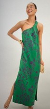 Tuckernuck emerald jacquard soleil gown NWT
