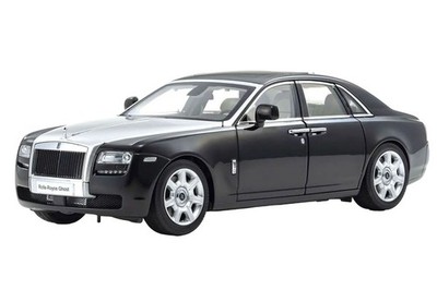 Kyosho Rolls Royce Ghost schwarz/silber Maßstab 1:18 (KS08802BKS2)