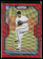 2021 Panini Prizm  #231 Nick Neidert -Red Wave Prizm /99  (RC)