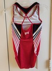 GK Elite Red/Black GymTek Gymnastics Leotard AS Adult Small — photo 2