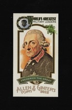 2012 Topps Allen & Ginter Mini WG Military Leaders #ML-16 Frederick the Great