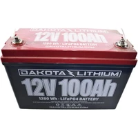 Dakota Lithium 12V 100Ah LiFePO4 CAN Bus Deep Cycle Group 24 Battery