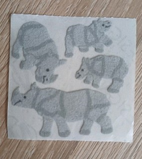 Sticker 90er Sandylion Fuzzi Stickeralbum Stickerheft Nasshorn