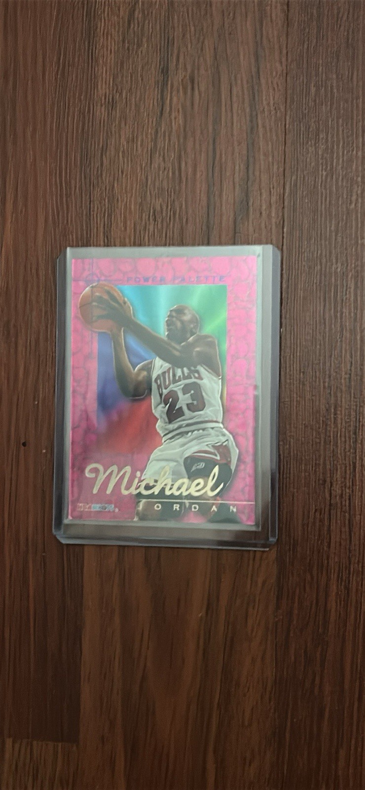 1995-96 NBA Hoops Power Palette Michael Jordan #1 HOF