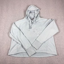 Sweaty Betty London Blue Running Hooded Sweatshirt Large