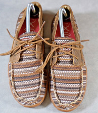 Twisted X Women's Driving Mocs Boat Shoes Size 8.5 Western Cowgirl WDM0114