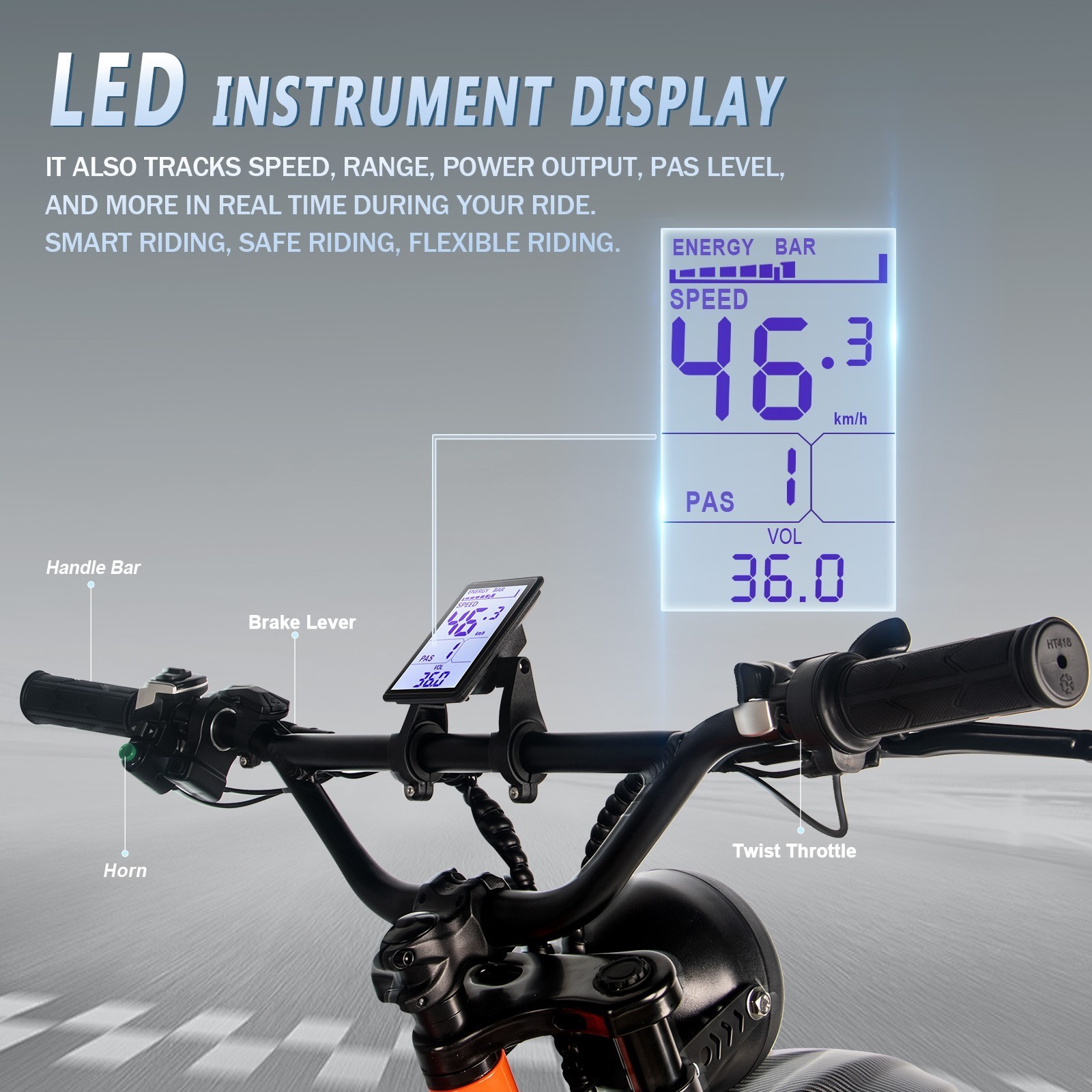 6000W Electric Dirt Bicycle 52V32AH E-Bike 20 inch Off-road E-Motobike Adults US