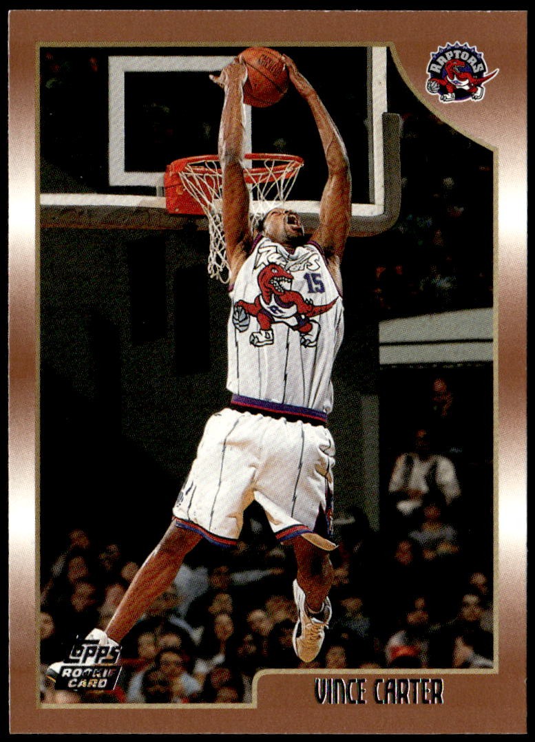 1998-99 Topps #199 Vince Carter Rookie E1