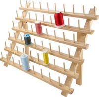 Garnhalter Holz 60 Spulen NäHzimmer Organizer