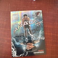 Topps 2025-26 Chrome Paradox Scoot Henderson PX-19 Trail Blazers Basketball Card