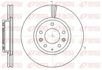 2X Bremsscheibe Remsa 61235.10 FüR GH Mazda 300Mm Sport MZR Ghefp GH10F Ghefs