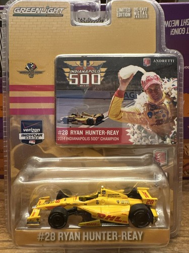 XRARE Greenlight Ryan Hunter Reay 2014 #28 DHL INDIANAPOLIS WIN CHAMP 1:64 NIP