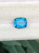 Top Quality Natural Blue Tourmaline Gemstone 1.45 Carat, from Afghanistan