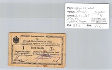 Deutsch-Ostafrikanische Africa German 1 Rupee 1.11.1915 N°33347 Pick 9Ab
