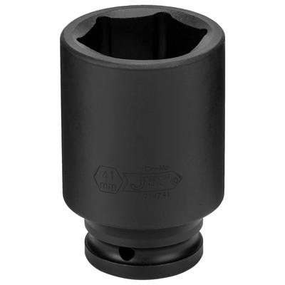 Jetech 3/4-Inch Drive 41mm Deep Impact Socket with 6-Point Design, Metric