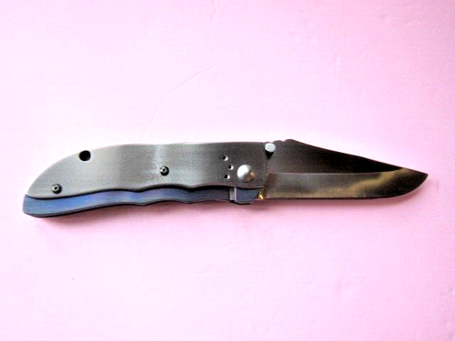 Mint Allen Elishewitz Custom Knife Ghost Titanium Tactical Linerlock