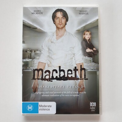Macbeth - Shakespeare Retold (DVD, 2005) PAL Region 4 James McAvoy, Keeley Hawes