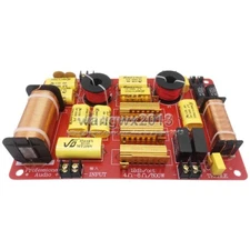 1x 600W 3 Way 3 Unit Hi-Fi Speaker Frequency Divider Car Audio Crossover Filters