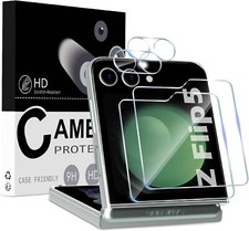 For Samsung Galaxy Z Flip 5 Tempered Glass Screen Protector & Camera lens
