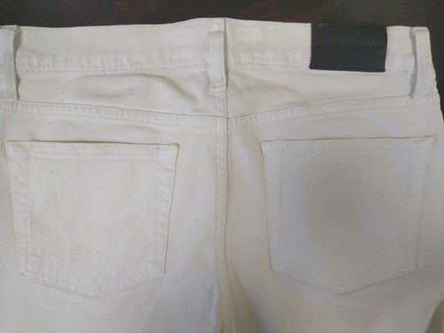 Ralph Lauren Black Label White Slim Fit 888 Matchstick 5 Pocket Jeans 30W 30x35 - Picture 5 of 10
