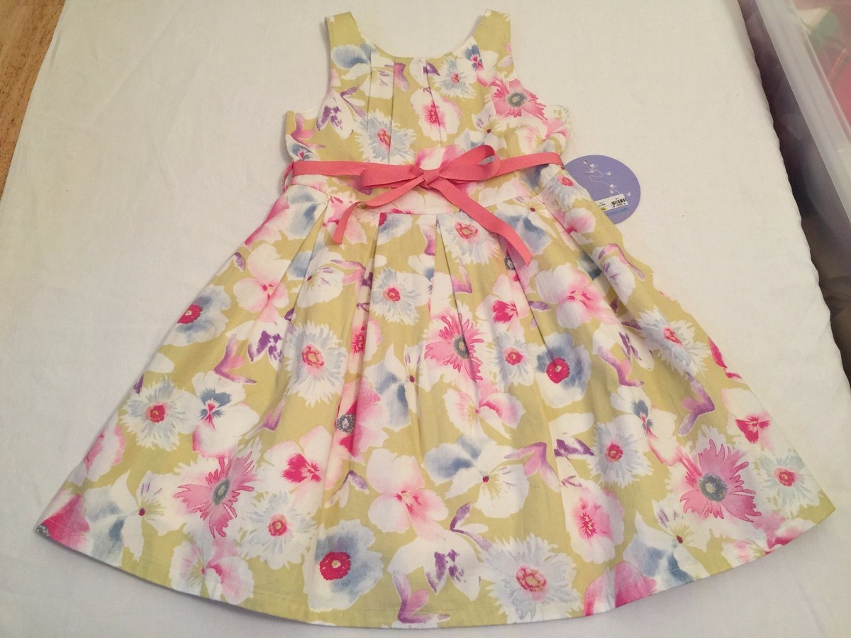 Boutique Baby Bambilola Girls, size 2-3Y Floral super soft cotton dress  ~NWT~
