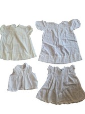 ANTIQUE HANDMADE EMBROIDERED BABY GOWNS 100 COTTON