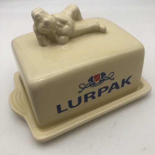 Lurpak Douglas Ceramic Butter Dish Vintage Novelty Collectable Fast