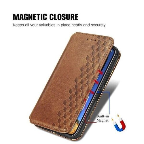 For iPhone 16E 15 14 Pro Max 13 12 X Leather Case Magnet Wallet Flip Stand Cover - Picture 48 of 51