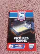 Ipswich Fixture List 2014/15