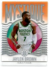 2021-22 Panini Mosaic Mystique Orange Jaylen Brown Boston Celtics #17
