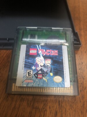LEGO Alpha Team (Nintendo Game Boy Color, 2000) GBA Authentic Cartridge TESTED