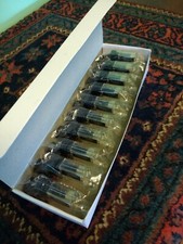 Pocket Torch Lighter Brand Windproof Refillable Blue Flame - New -Clear Box of10