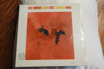 Stan Getz, Charlie Byrd, Jazz Samba, Verve V-8432, VG- cover, play graded VG LP